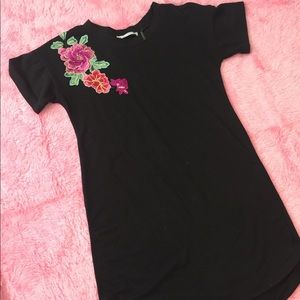 Black tee shirt dress